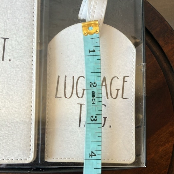 Rae Dunn: White Passport Cover & Luggage tags- new in box - Picture 9 of 16